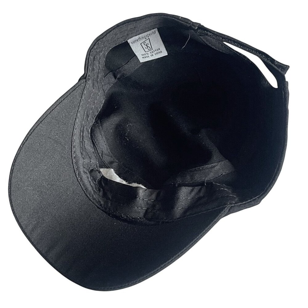 Something Special Sparkle Baseball Cap – Rhinestone Brim • 100% Cotton - Picture 4 of 5